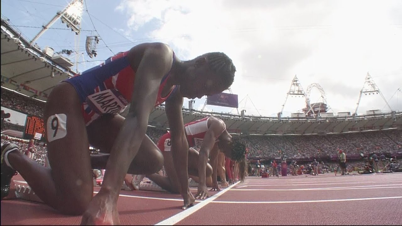 Women's 100m Preliminary Qualification - London 2012 Olympics
