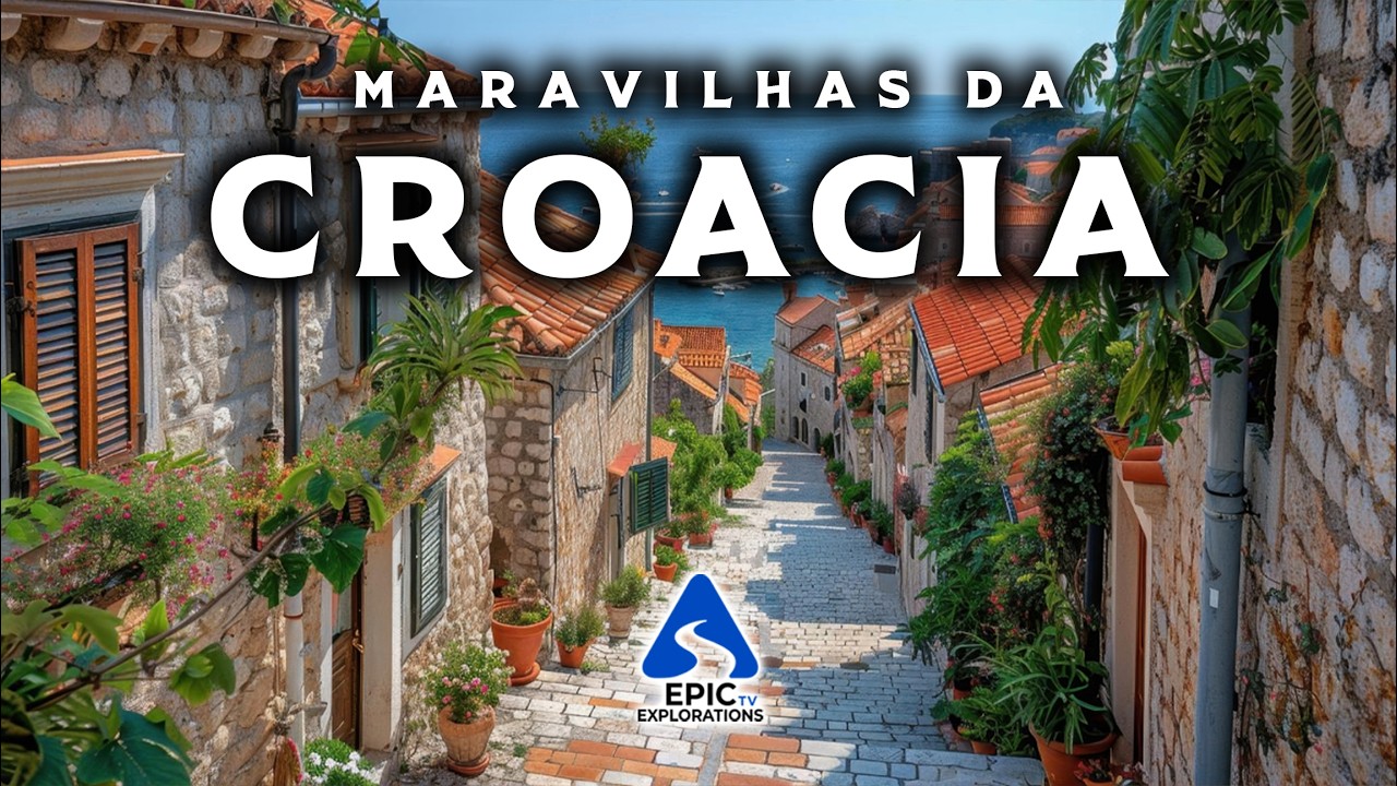 MARAVILHAS DA CROÁCIA | Os Lugares Mais Bonitos da Croácia | Guia de Viagem em 4K