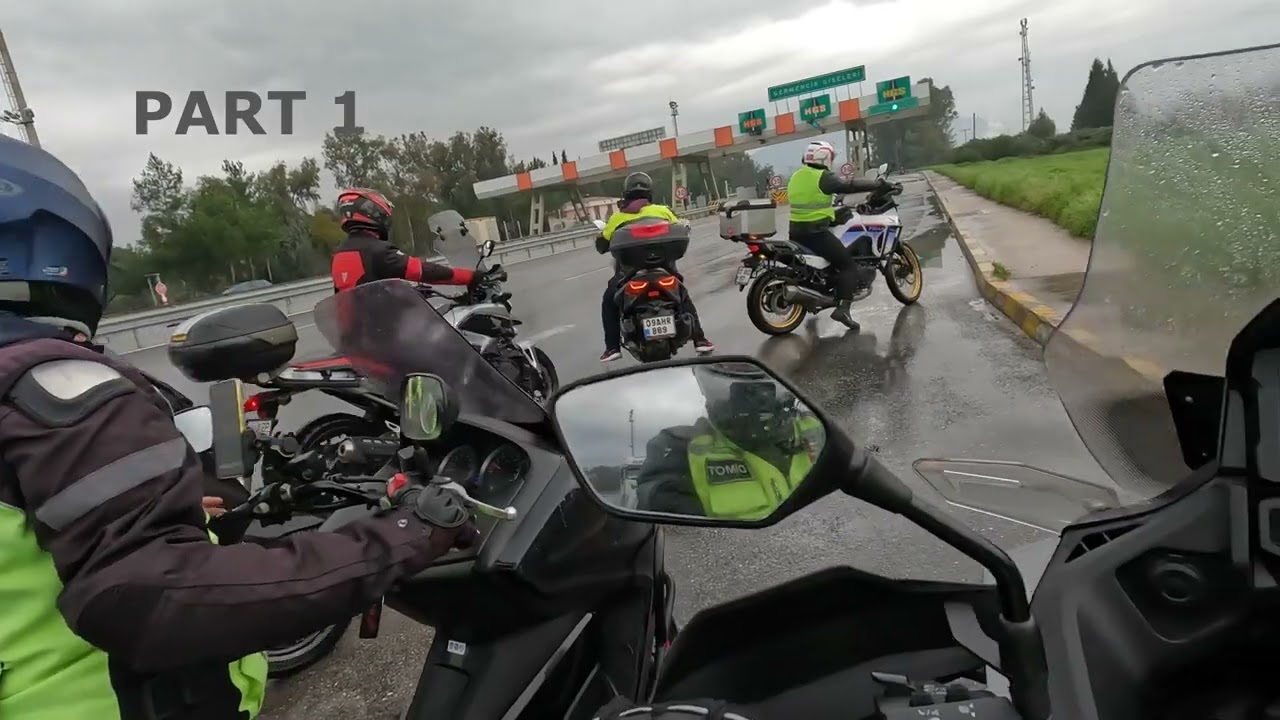 honda nt 1100  dct yağmur performansı ve dalama tandır gezisi PART 1
