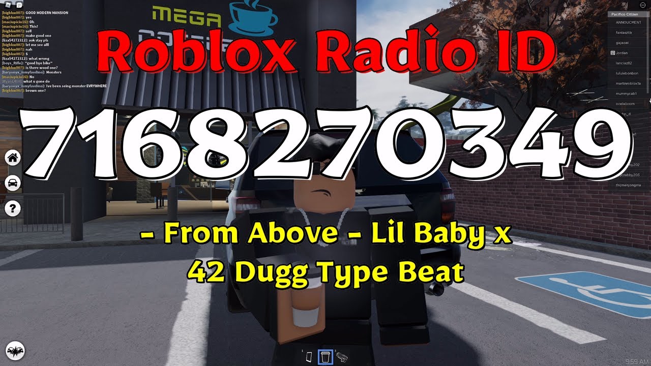 - From Above - Lil Baby X 42 Dugg Type Beat Roblox ID