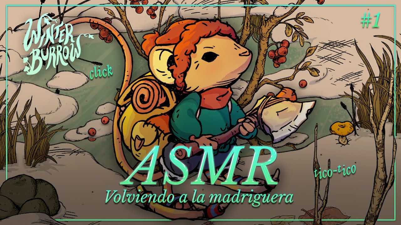 ASMR ✧ Intenté sobrevivir al invierno en nuestra madriguera 🐭 Winter Burrow #1