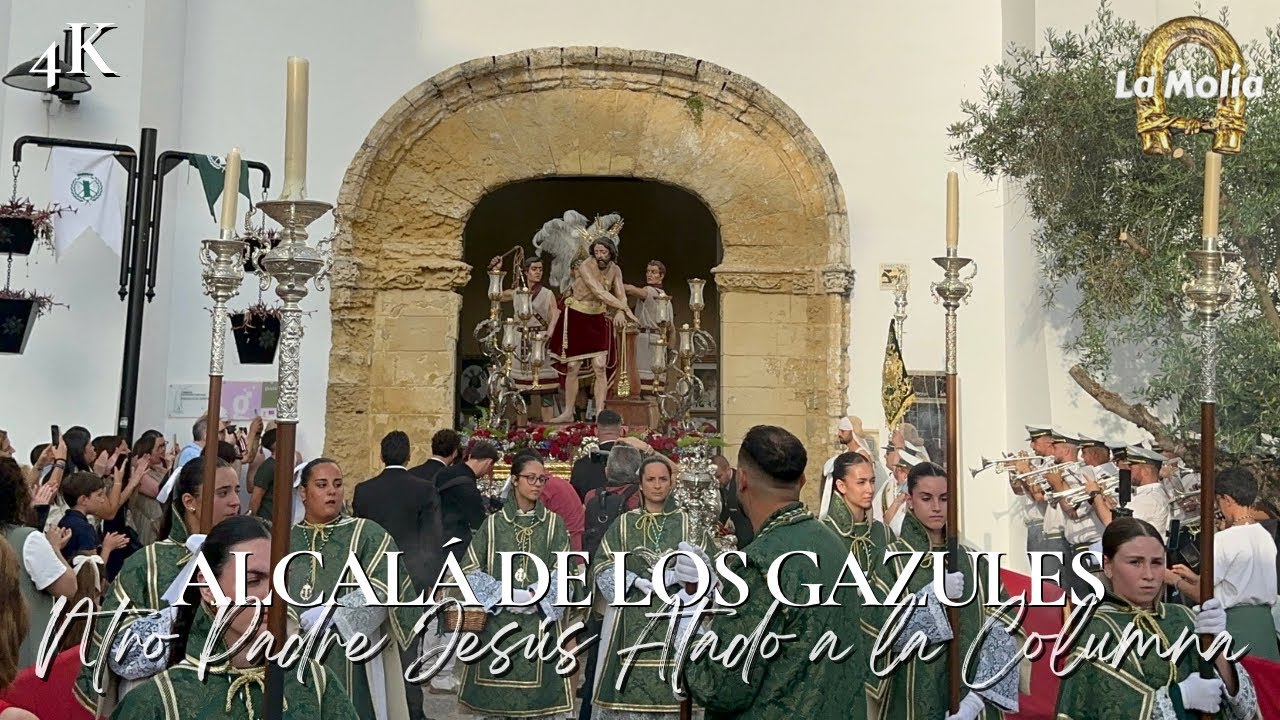 [4K] Salida Extraordinaria de Ntro. Padre Jesús Atado a la Columna (Alcalá de los Gazules, 1ª Parte)