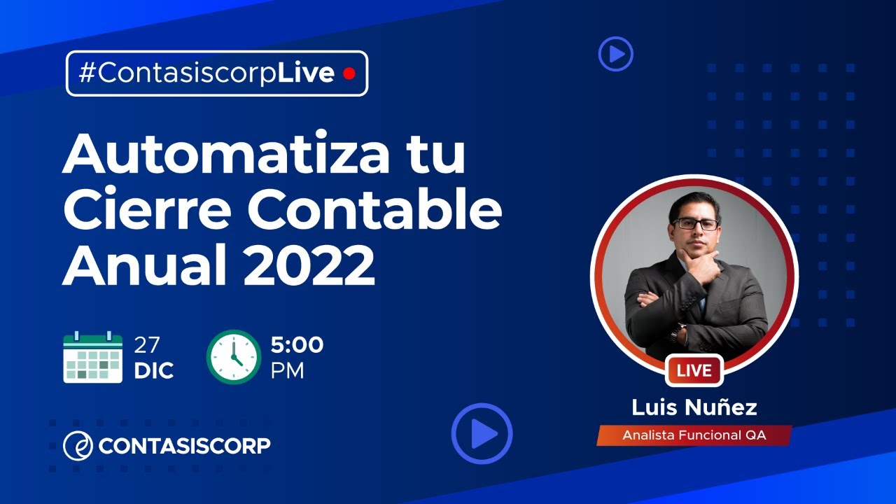 Automatiza tu Cierre Contable Anual 2022🔴