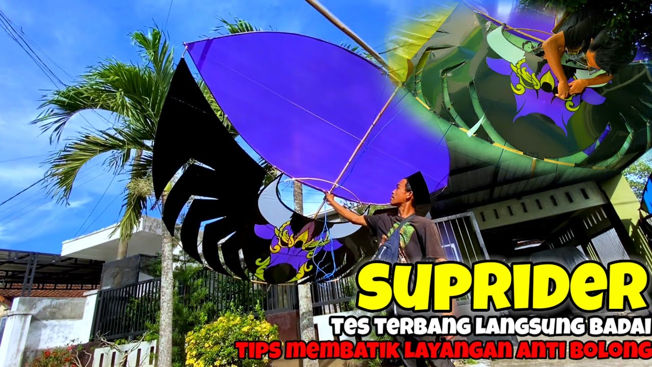 suprider tes terbang dan tips mbatik anti bolong