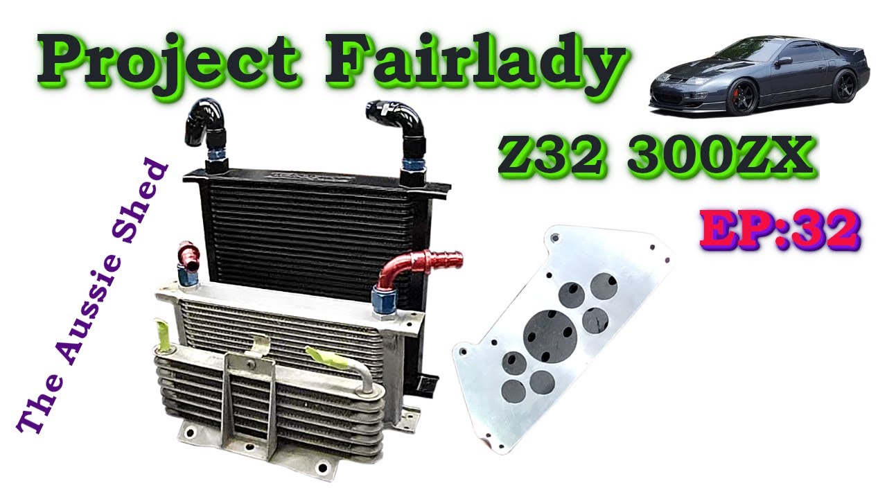 Oil Cooler Mods & Air Filter Install. Project Fairlady, The Nissan Z32 300zx Twin Turbo Mega Build