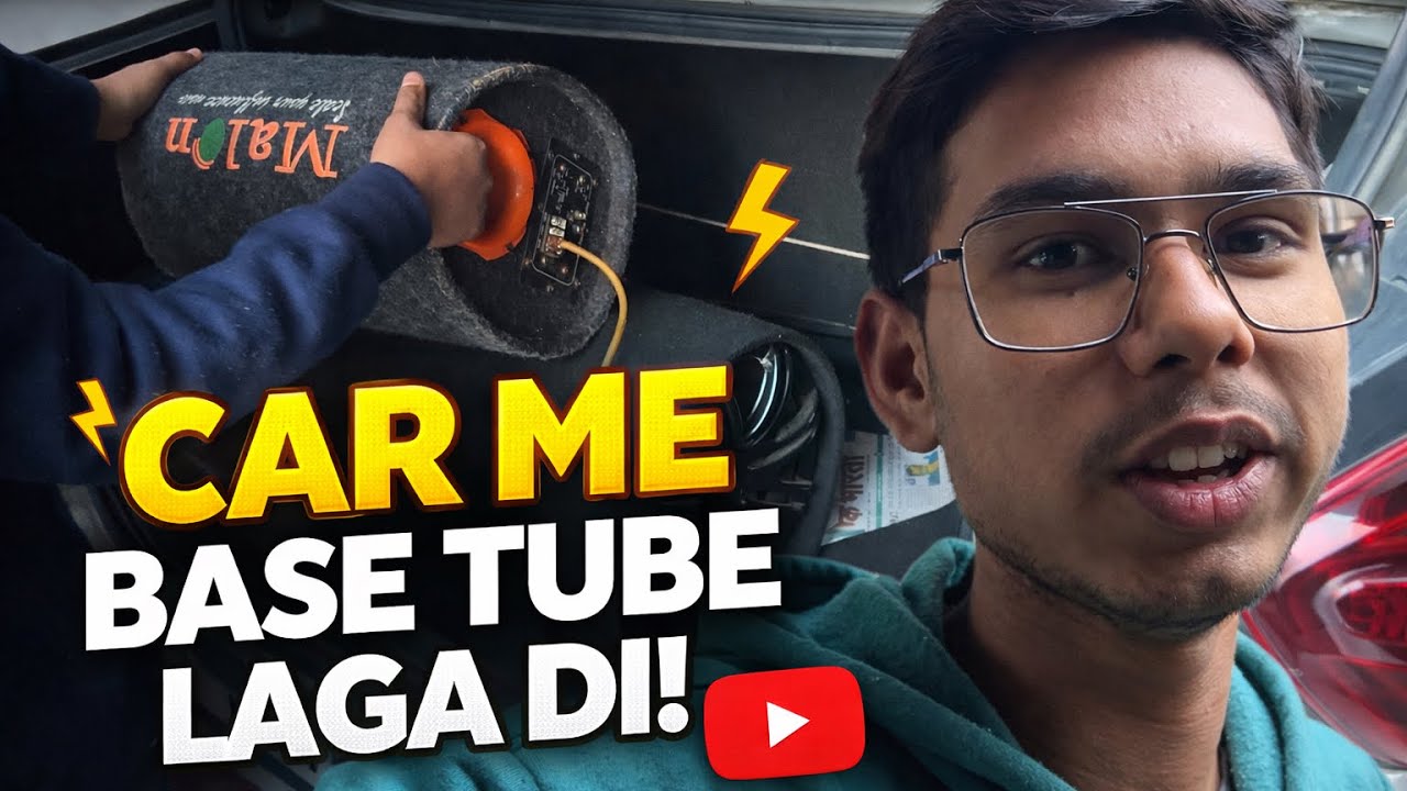 Car Me Bass Tube Laga Di 🔥 Full Sound Check!