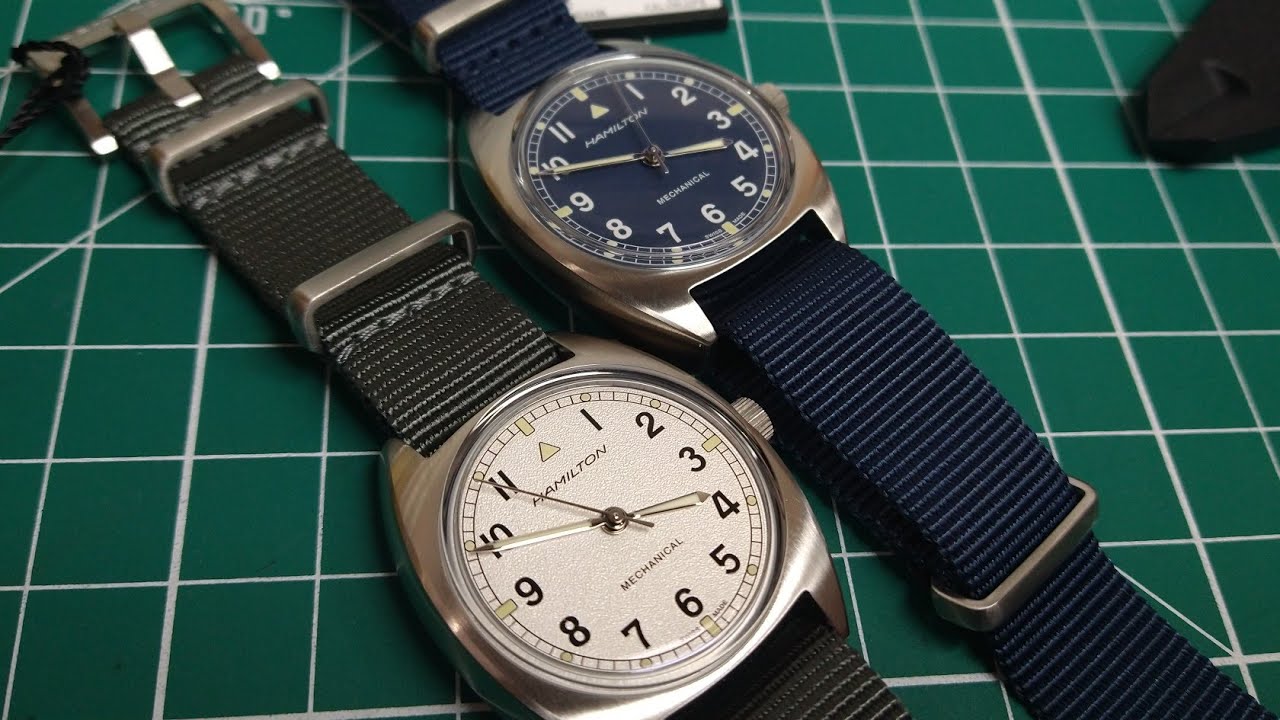 Hamilton Khaki Aviation Pilot Pioneer Mechanicals With Textured Dial's H76419951 & H76419941