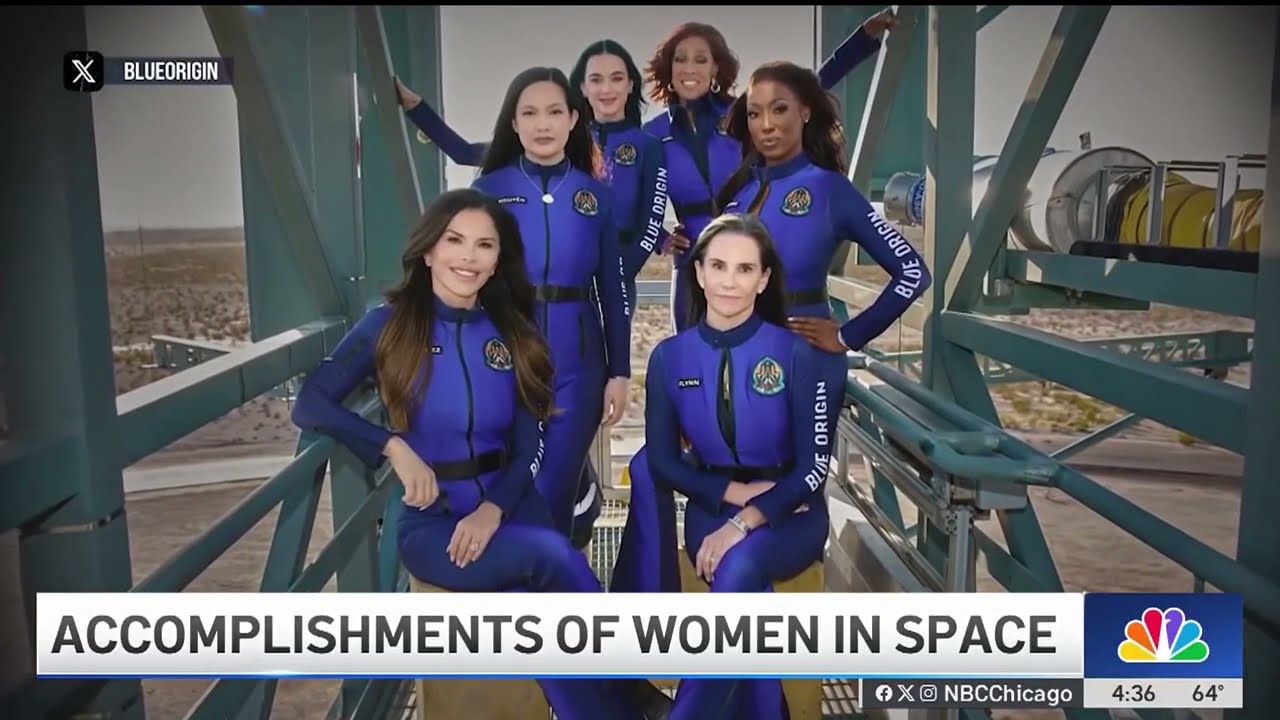 Celebrities fly into SPACE on all-female Blue Origin flight