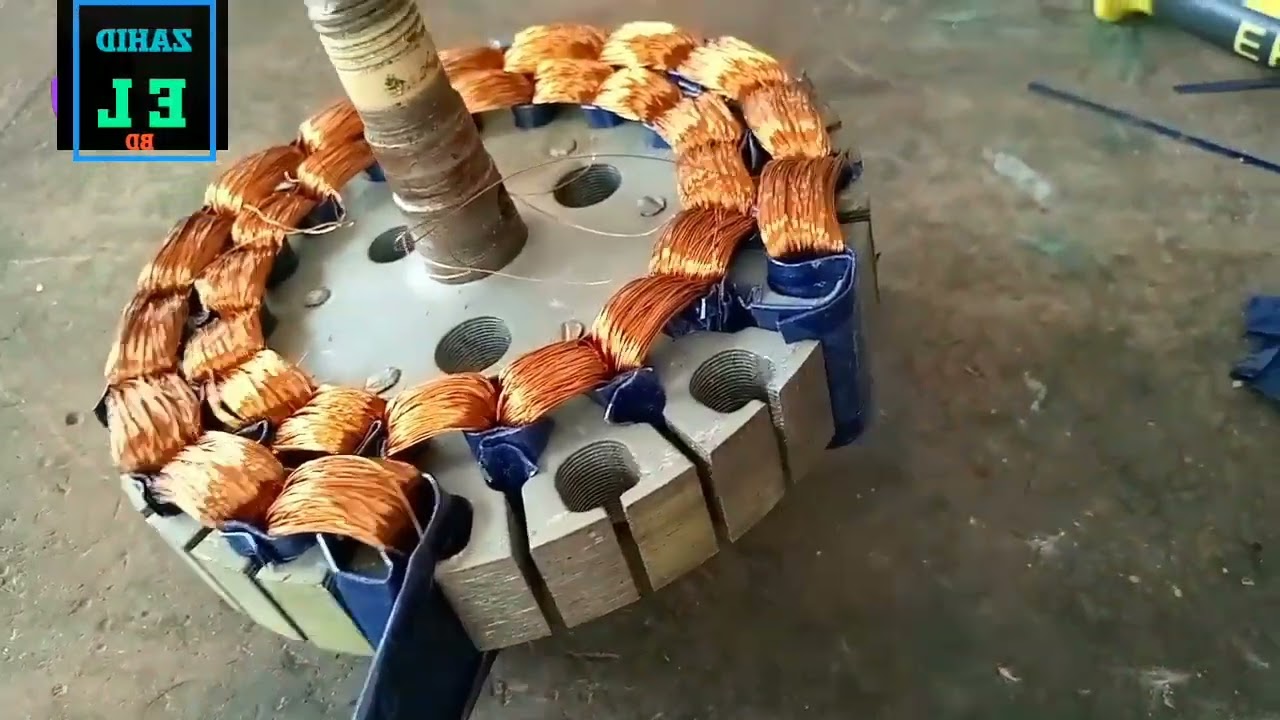 ceiling fan coil rewinding double spirit