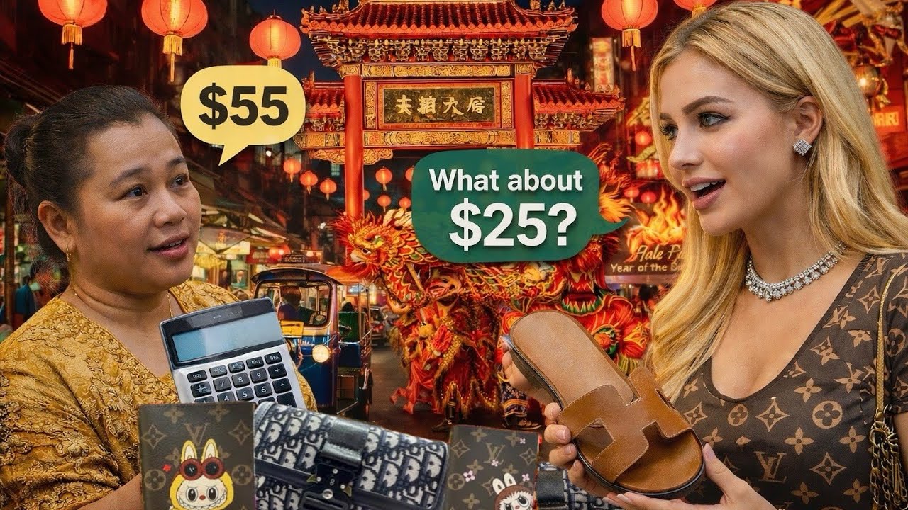 🛍️ Внутри рынка подделок в китайском квартале Бангкока 🇹🇭