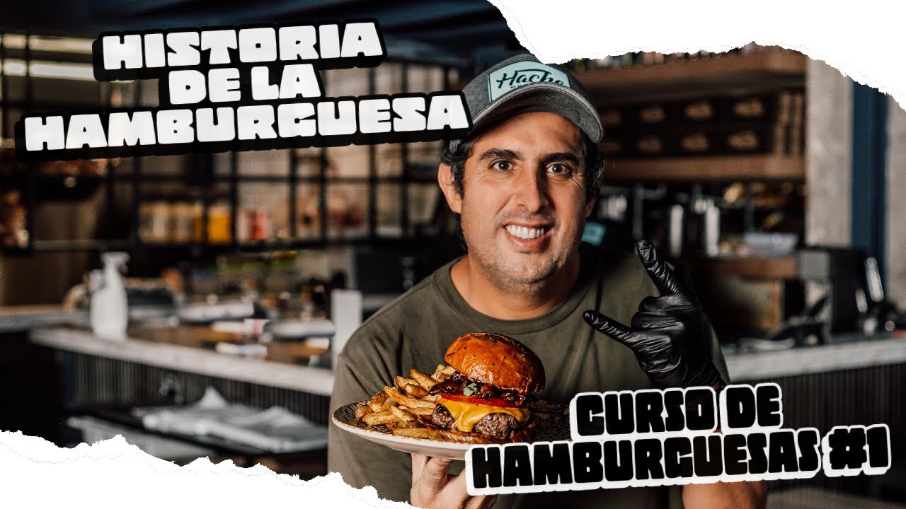 ¿Conoces la historia de la hamburguesa? aprendela en mi curso gratuito de hamburguesas