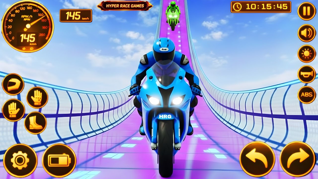 🏍️🚀 99% Players Fail This Bike Ramp Run - Extreme Mega Ramp Racing - Android Gameplay