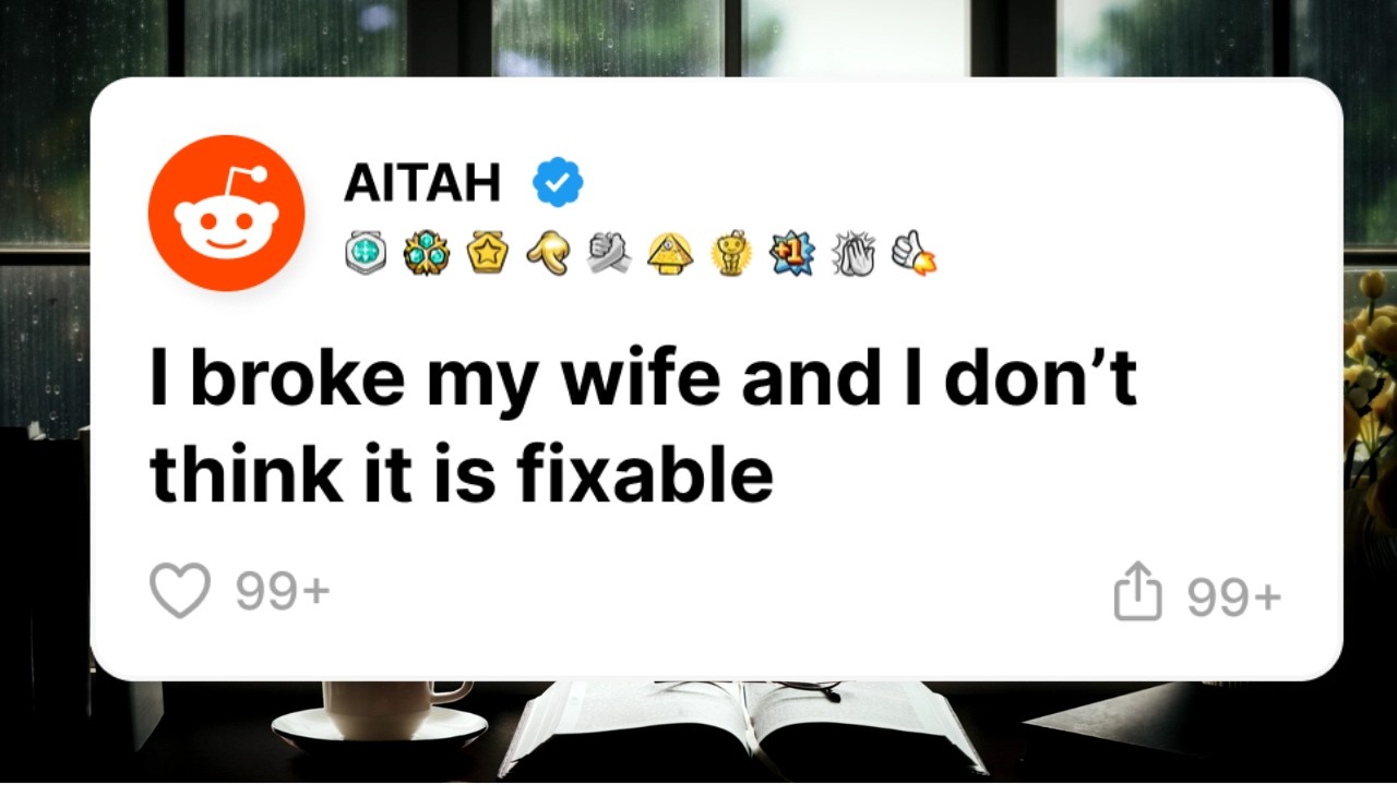 I broke my wife and I don't think it is fixable