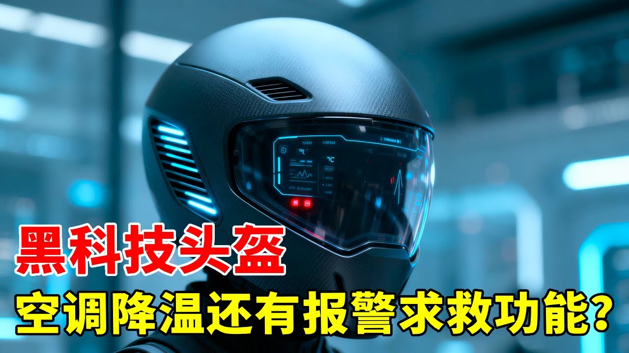 花200买个黑科技头盔，空调降温还有报警求救功能？质量咋样？【开箱组长】