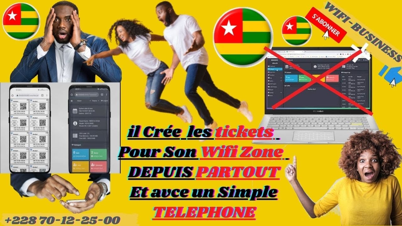 @wifi business. VOICI COMMENT CONFIGURER MIKHMON SUR TELEPHONE ET Y ACCEDER DEPUIS PARTOUT !
