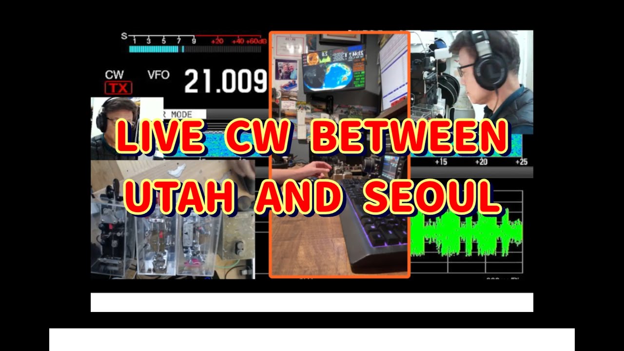 Bug to Bug Live CW video between KI7QCF and HL1SB on the 15m-band #morse #bugkey #cw #KI7QCF #HL1SB
