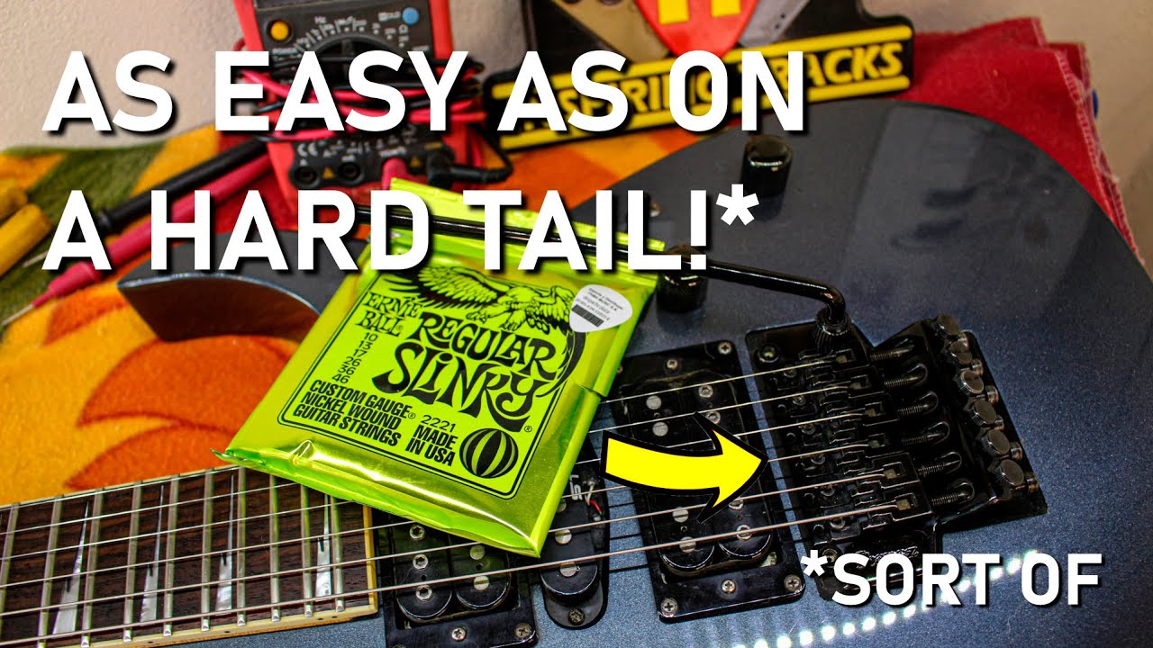 The EASIEST Way to Restring Your Floyd Rose - Full Tutorial