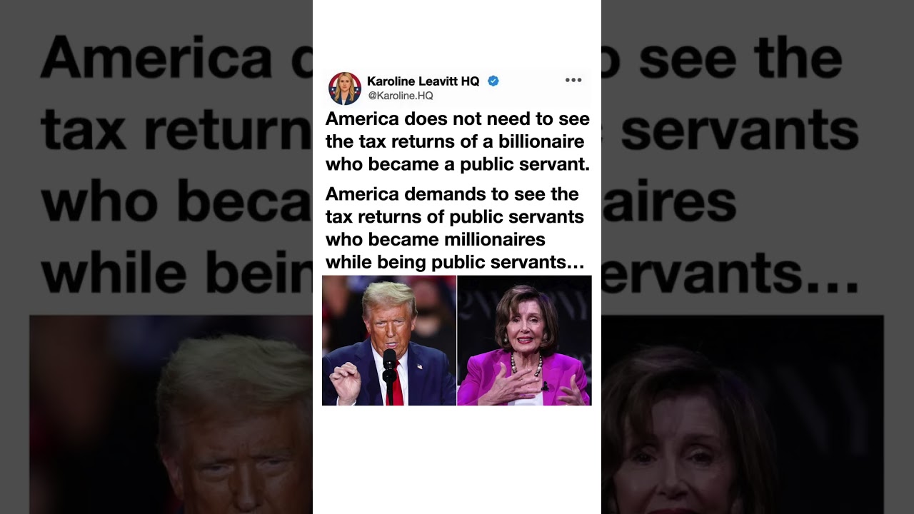 Tax Returns Debate Goes Viral 👀
