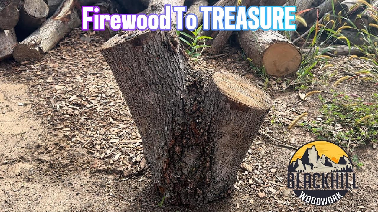 Can You WOOD TURN FIREWOOD?!- Woodturning