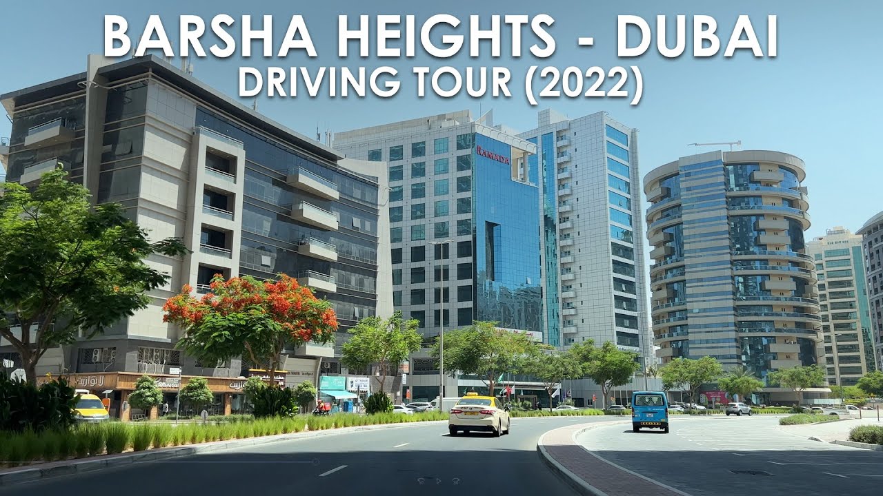 Barsha Heights #Dubai 4k #Driving Tour 🇦🇪💜
