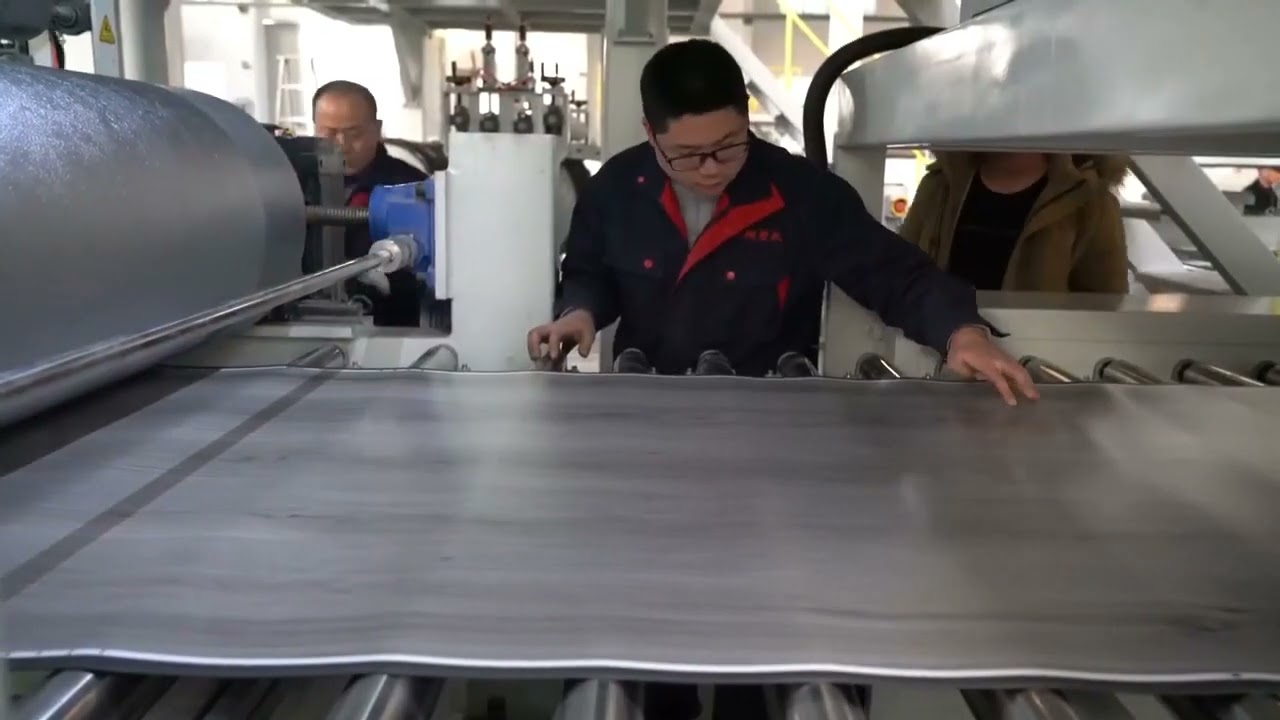 LVT PVC Vinyl Floor Production Machine