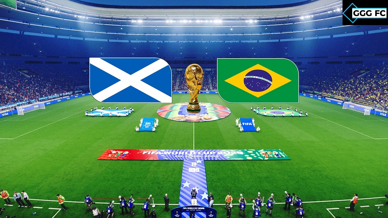 SCOTLAND vs BRAZIL - World Cup 2026 Full Match Simulation | eFootball PES 2021