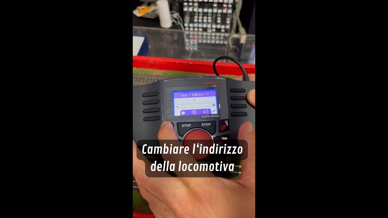 Back to School di Modellismo: cambiare l'indirizzo della locomotiva sulla centralina digitale.