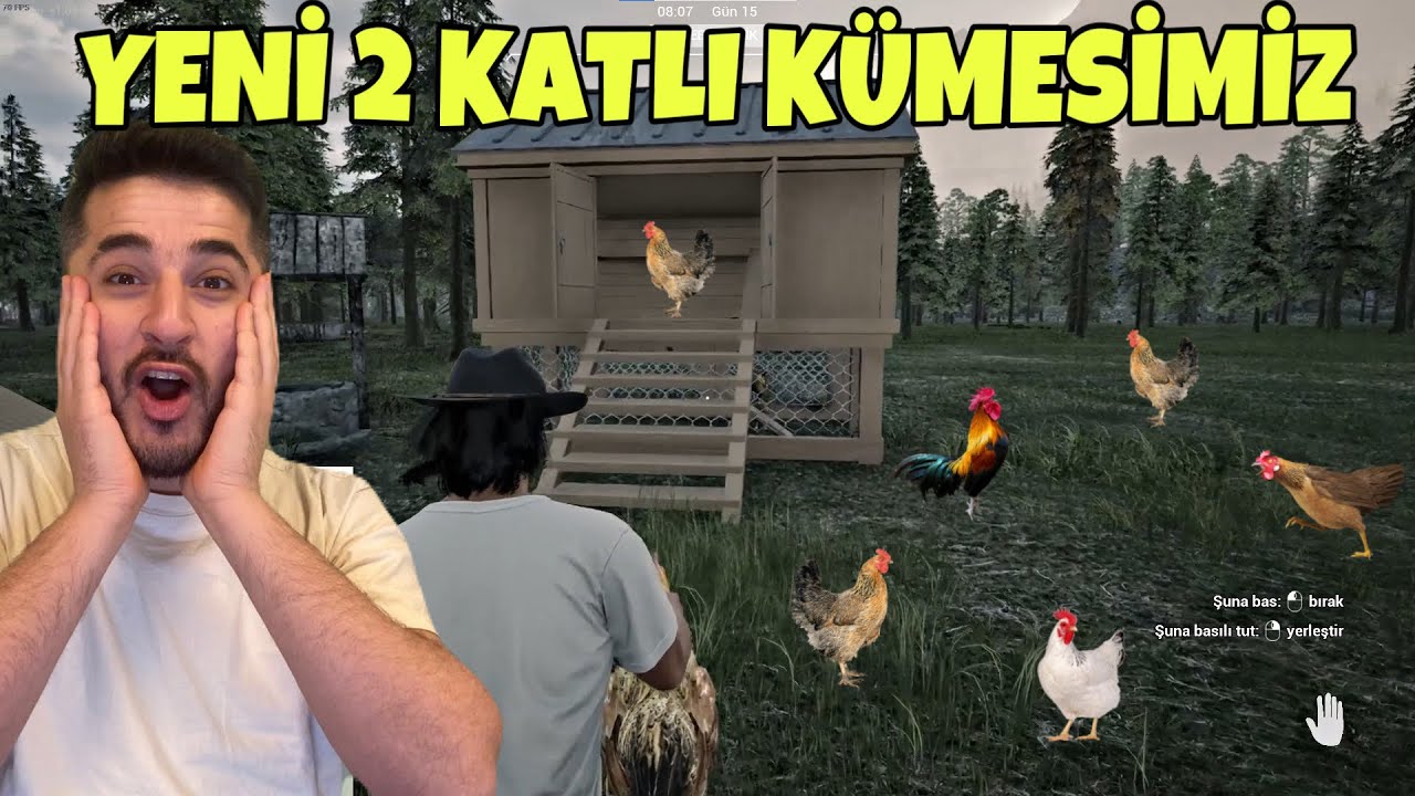PREMİUM KÜMES YAPTIK, YANLIŞIKLA İNEK VURDUM AYŞO BENİ EVE ALMADI! -RANCH SIMILATOR YENİ SEZON #6