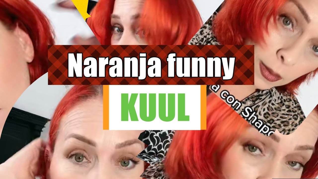 Kuul funny naranja tinte fantasía