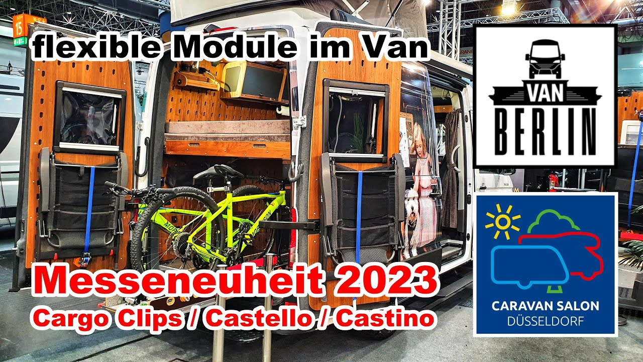 Messeneuheit: Cargo Clips / Castello / Castino auf der Messe Caravan Salon 2022 in Düsseldorf
