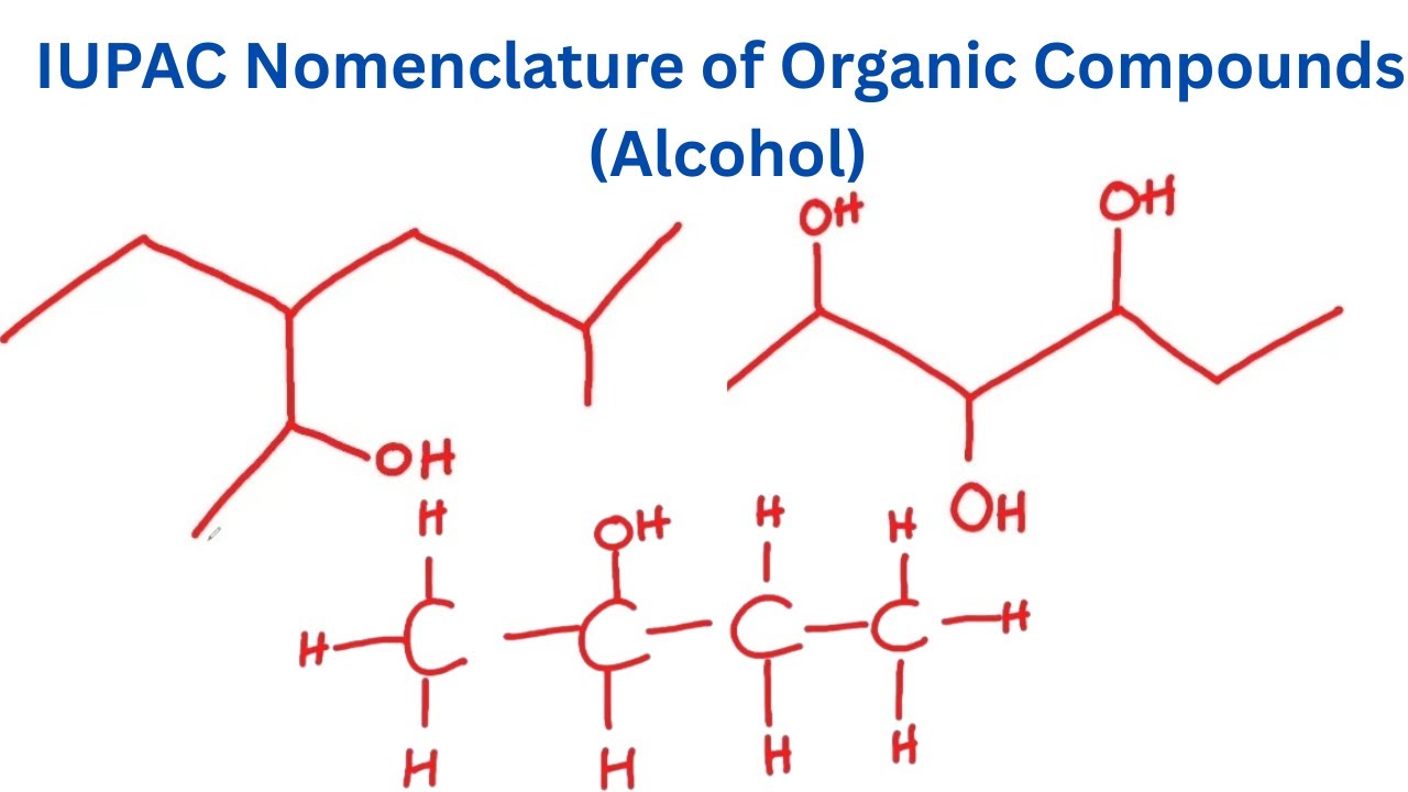 IUPAC Nomenclature of Organic Compounds (Alcohol)