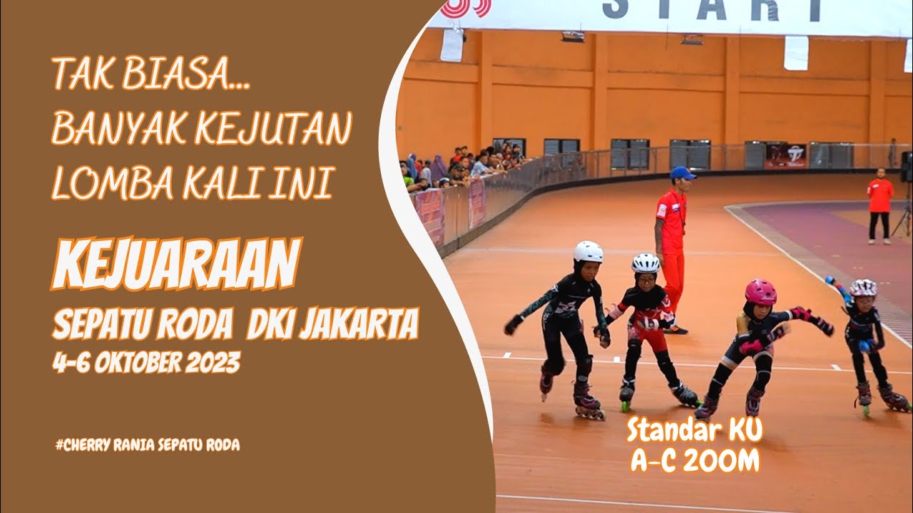 Sepatu roda anak, banyak juara baru di nomor standar KU A-C 200M  #sepaturoda #roller #inlineskate