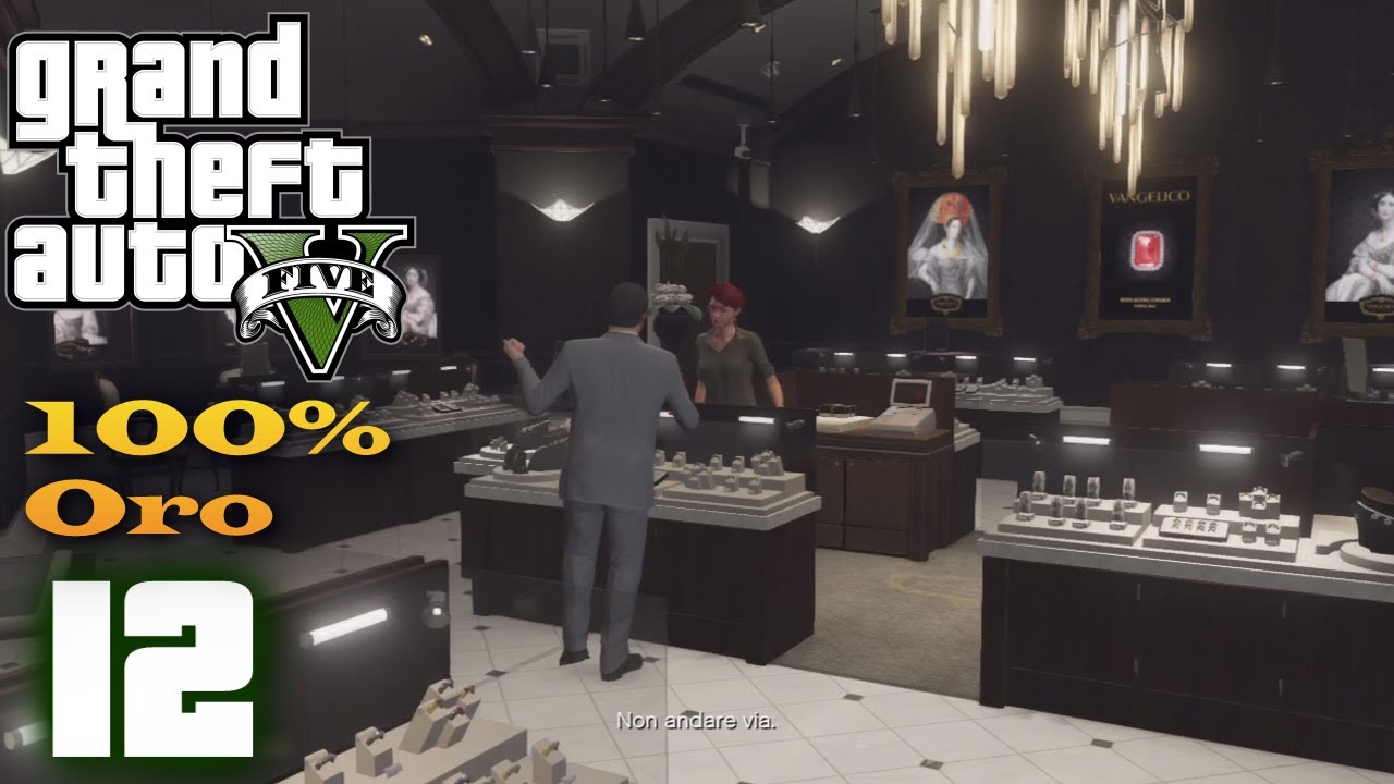 Grand Theft Auto V (ITA)-12- Ispezionando la gioielleria [100% Oro]