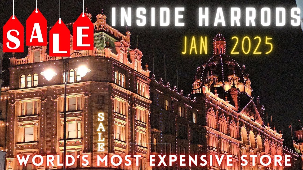 INSIDE HARRODS World's Most Expensive Store | CRAZY SALE 2025 | Luxury Brands, Fashion, Food, Beauty