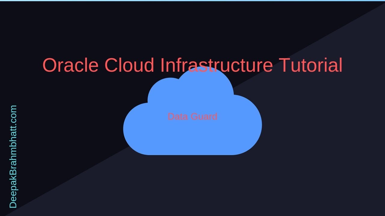 Disaster Recovery in OCI