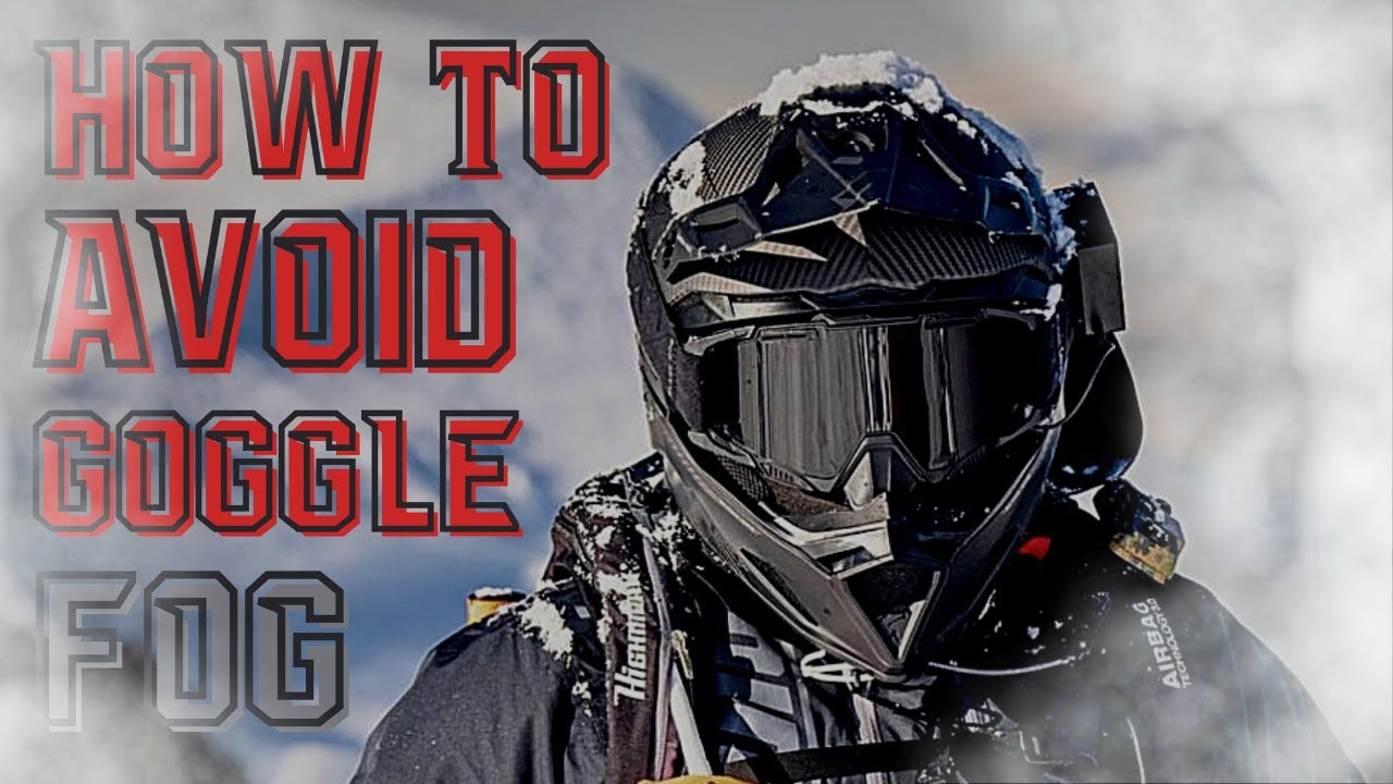 HOW TO KEEP SNOWMOBILE GOGGLES FOG and ICE FREE | Quick Tips