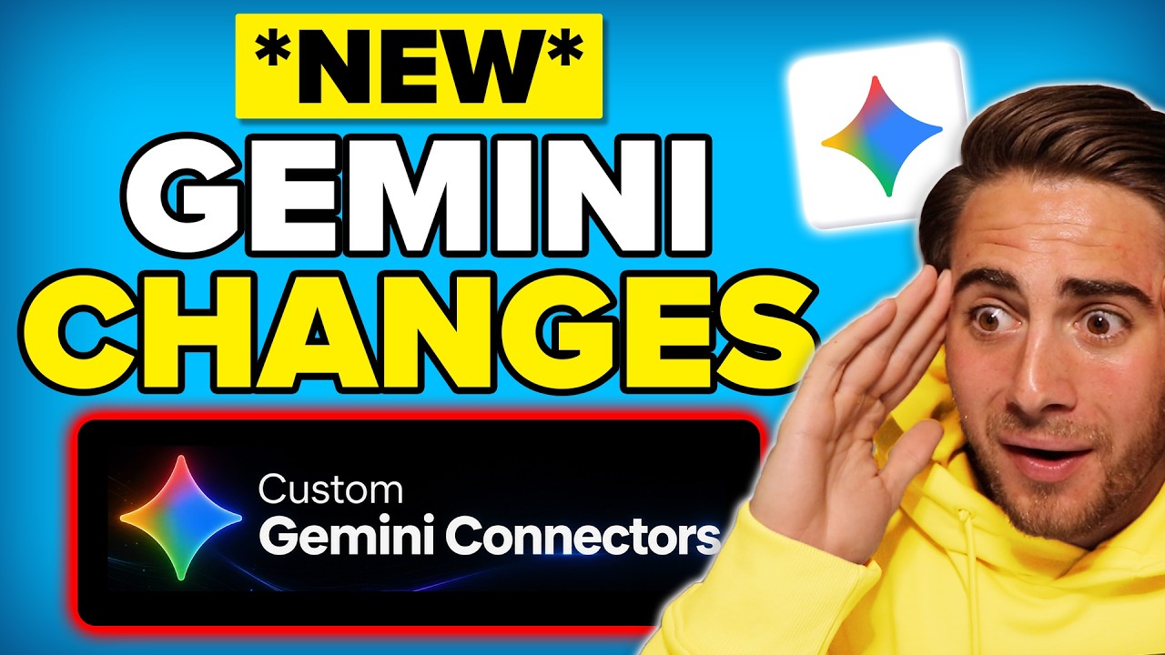 Новые обновления Google Gemini просто БОМБА! (Новые коннекторы MCP и модели 3.6)