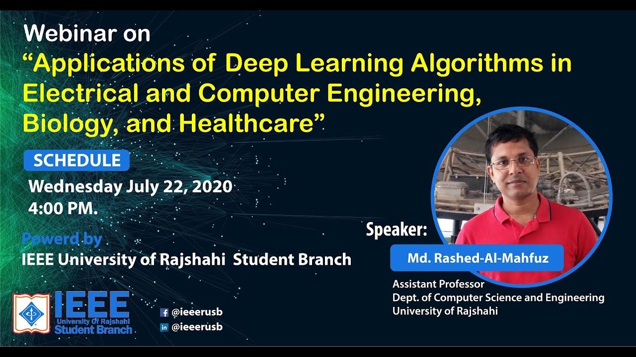 Deep Learning and It's Application । Md. Rashed Al Mahfuz | IEEE RUSB