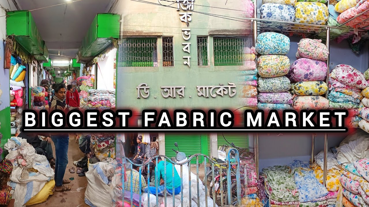 Biggest fabric market in bankra( Bankra DR Market)#howrah #bankra