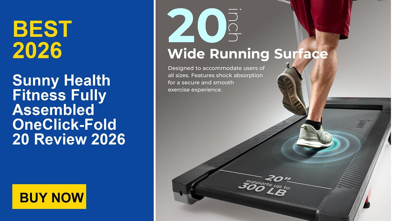 Sunny Health  Fitness Fully Assembled OneClick-Fold 20 Review 2026