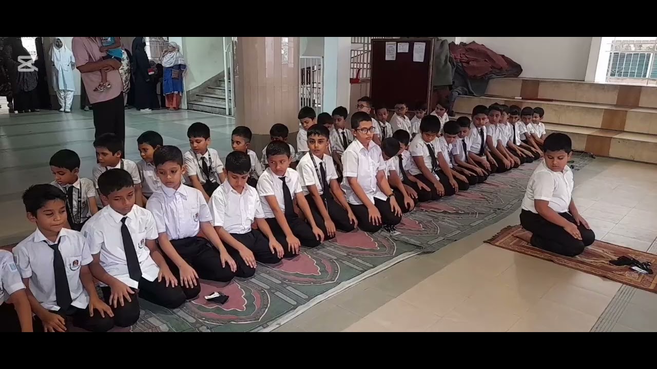 ক্লাস থ্রি সেকশন F আজকের নামাজ।