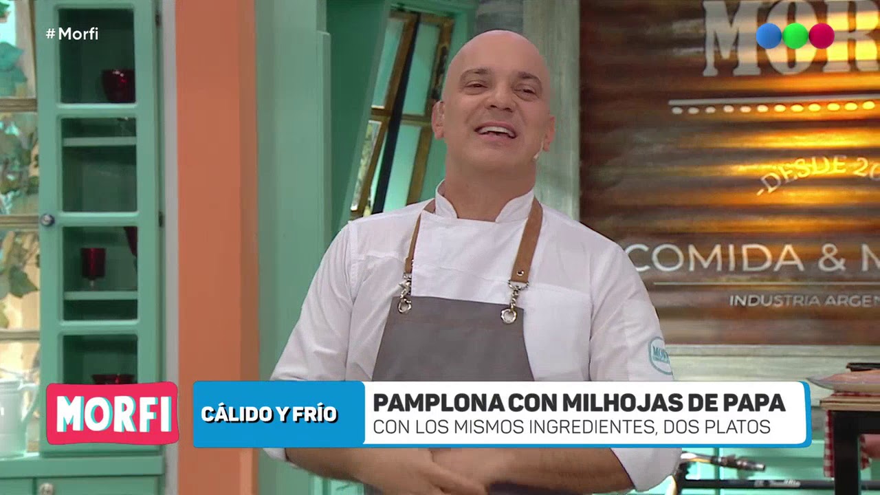 Pamplona con milhojas de papa - Morfi