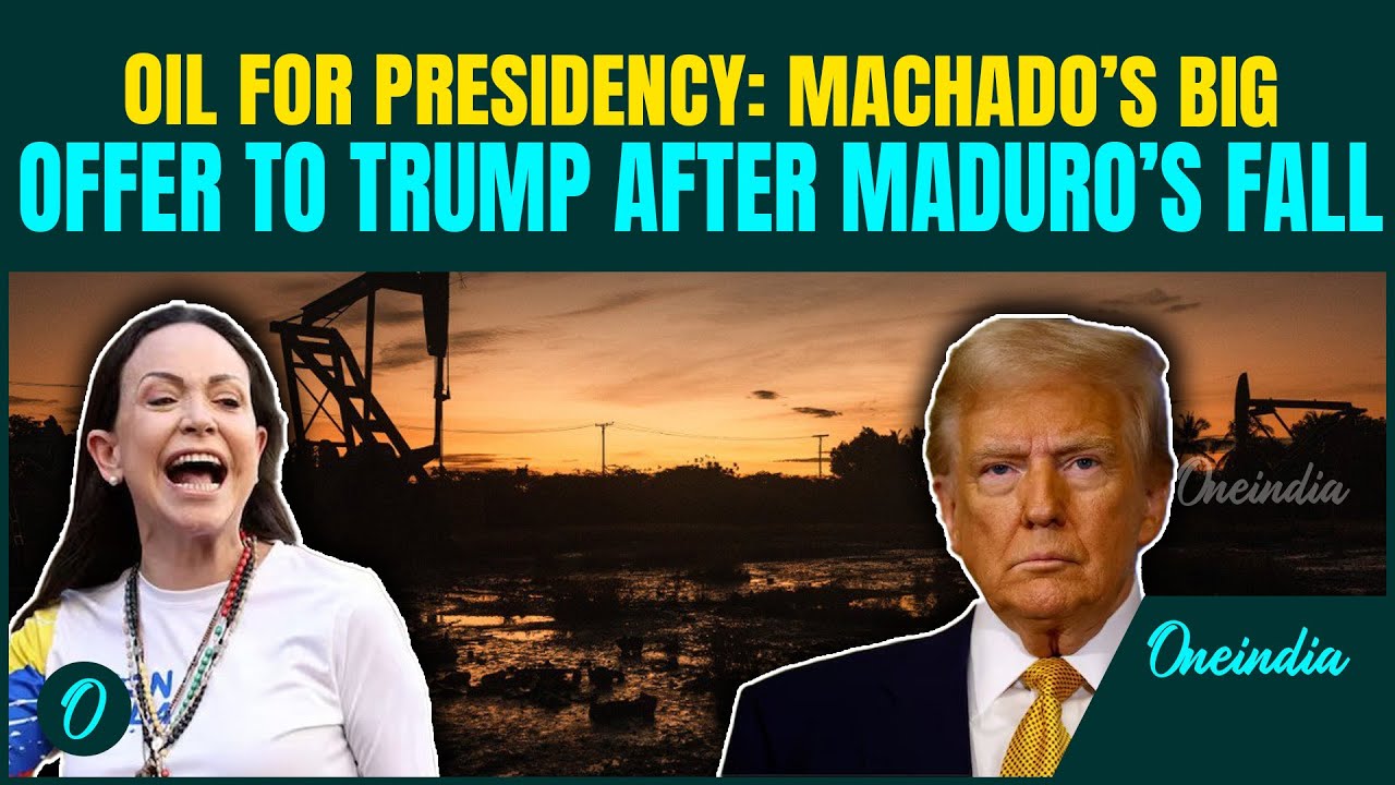 U.S Venezuela BREAKING: Machado Offers Venezuela&rsquo;s OIL to Trump For PRESIDENCY After Maduro&rsquo;s FALL