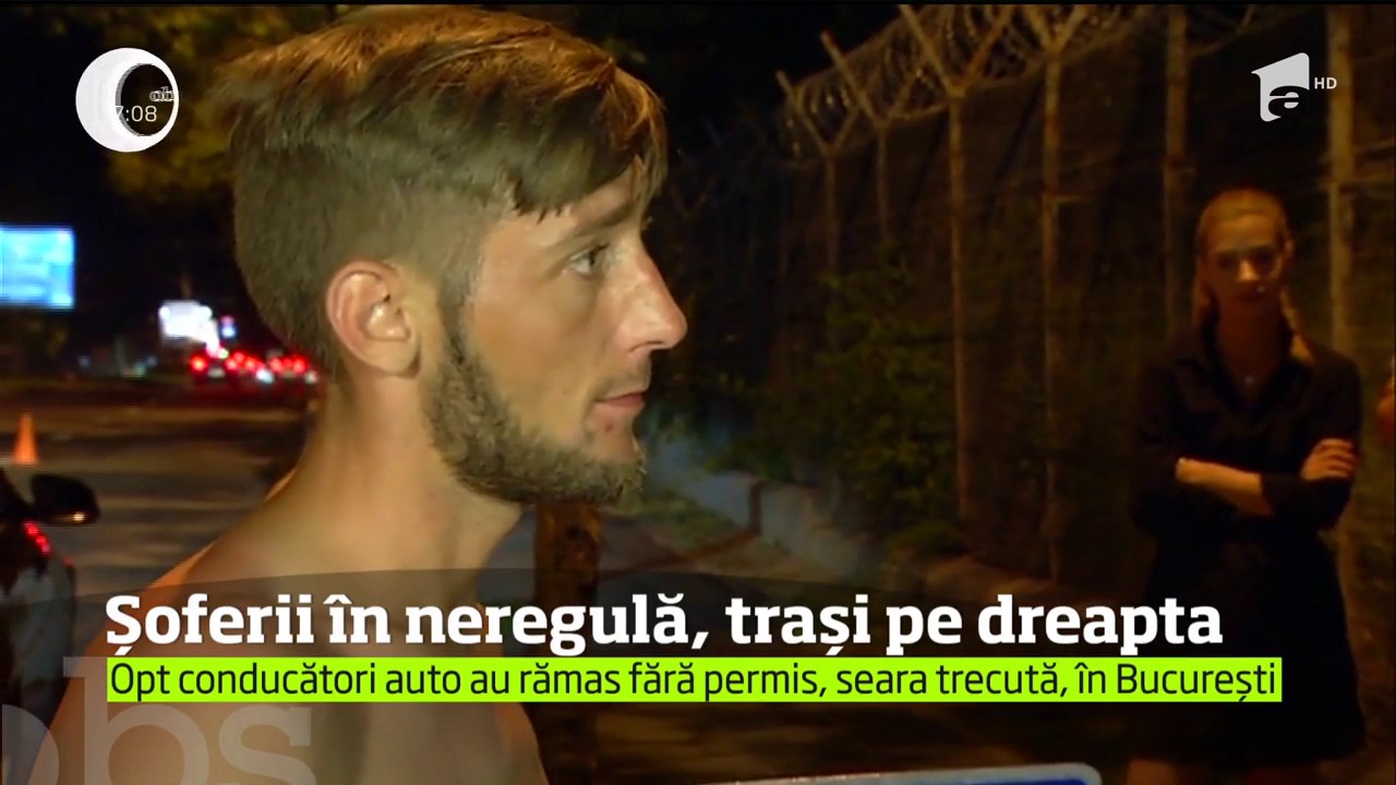 Razie de proporţii a Poliţiei Rutiere. 140 de şoferi din Capitală au fost amendaţi
