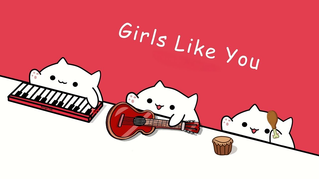 Bongo Cat – Girls Like You (Cover Version) 🎧