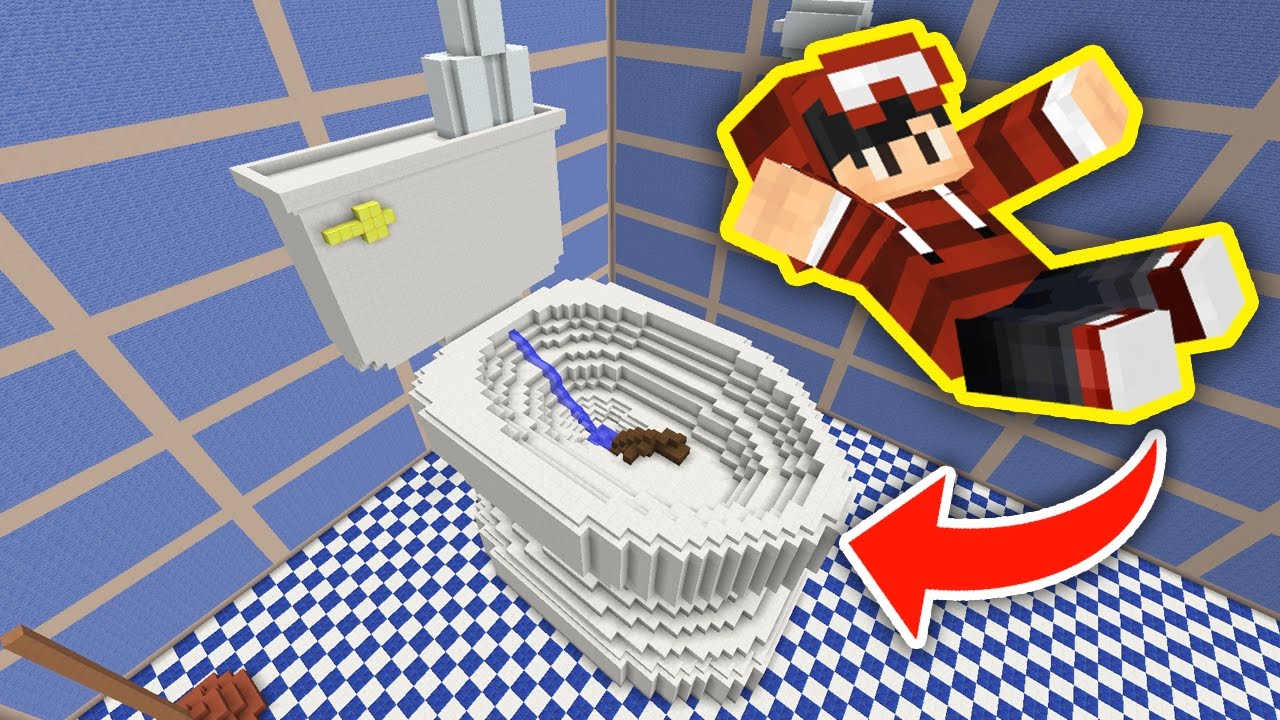 EU CAI NA PRIVADA!!! - MINECRAFT