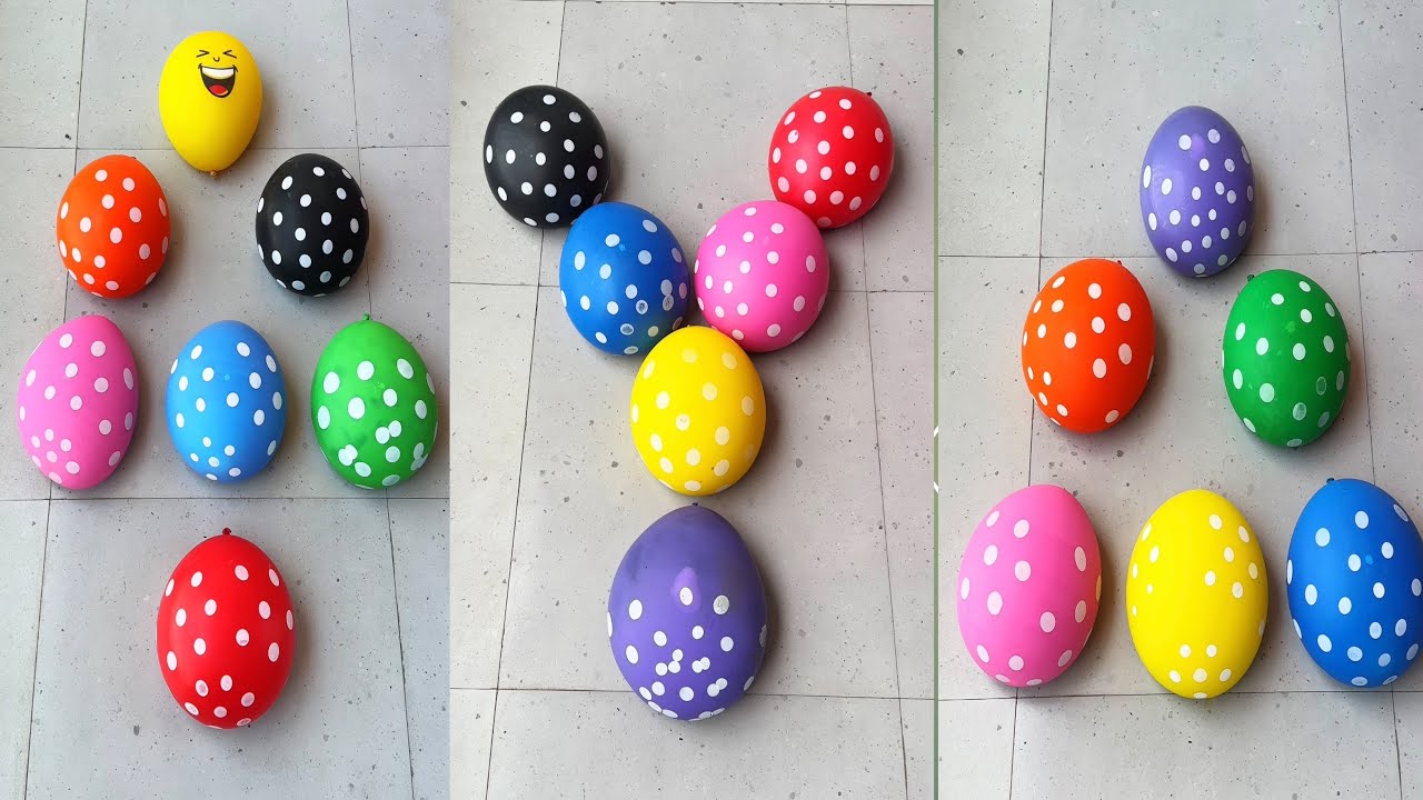 😍Colourful water balloon orbeez popping reverse ⏪ balloon popping #satisfying #balloonburst #asmr
