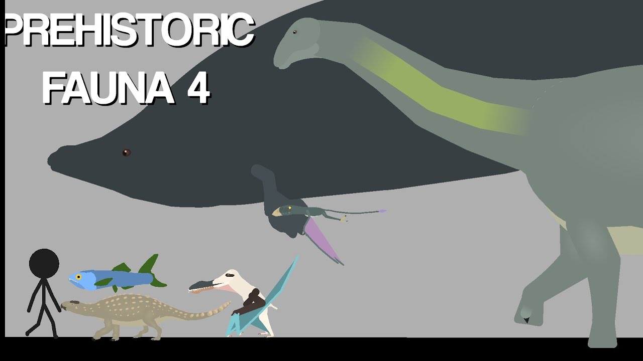 PREHISTORIC FAUNA 4 | Animated Size Comparison
