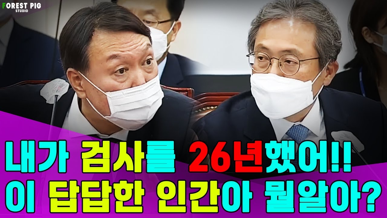 [자체자막] 아니 내가 검사 26년한 사람인데, 뭔소리를 하는거야? [윤석열 검찰시절 다시보기]