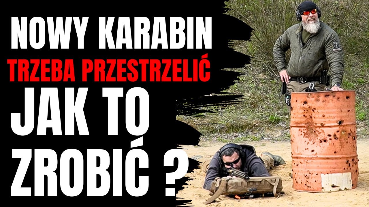 🎯 NOWY KARABIN TRZEBA PRZESTRZELAĆ. JAK TO ZROBIĆ? 👀 LASEK GROM ACADEMY
